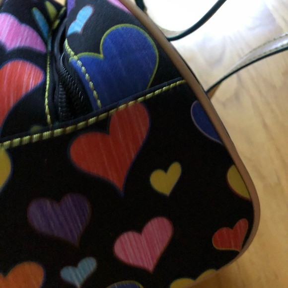 💙 DESIGNER HEARTS ARTWORK HAND BAG - Picture 8 of 11